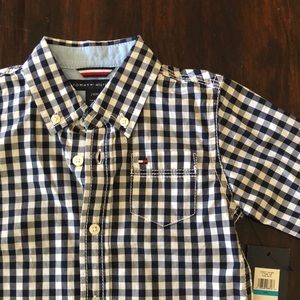 Super cute toddler plaid button down shirt